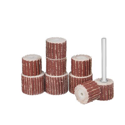 活柄百叶轮磨头3mm砂布金属抛光