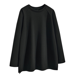 300斤特大码女装胸围150胖mm冬季新款A字版型圆领加绒长袖卫衣260