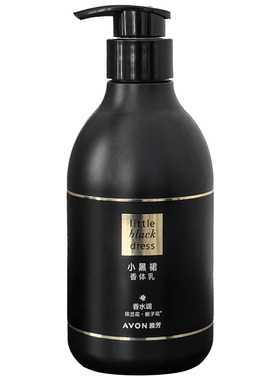 雅芳小黑裙香体乳400gx3大瓶保湿