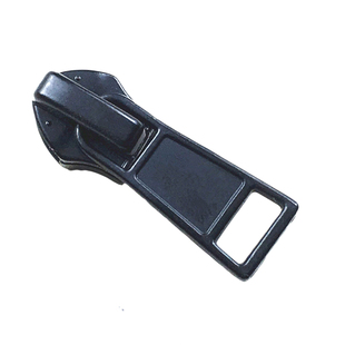 5号7号反装拉链头尼龙反面拉头衣服黑色防风防水拉锁头加厚拉片