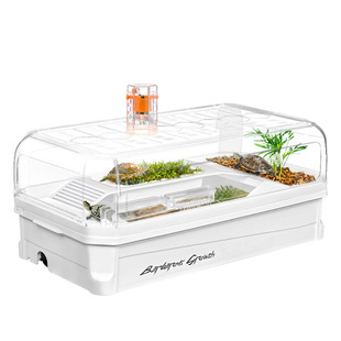 乌龟饲养缸养龟专用缸生态缸豪华大别墅巴西龟带晒台家用小型鳄龟