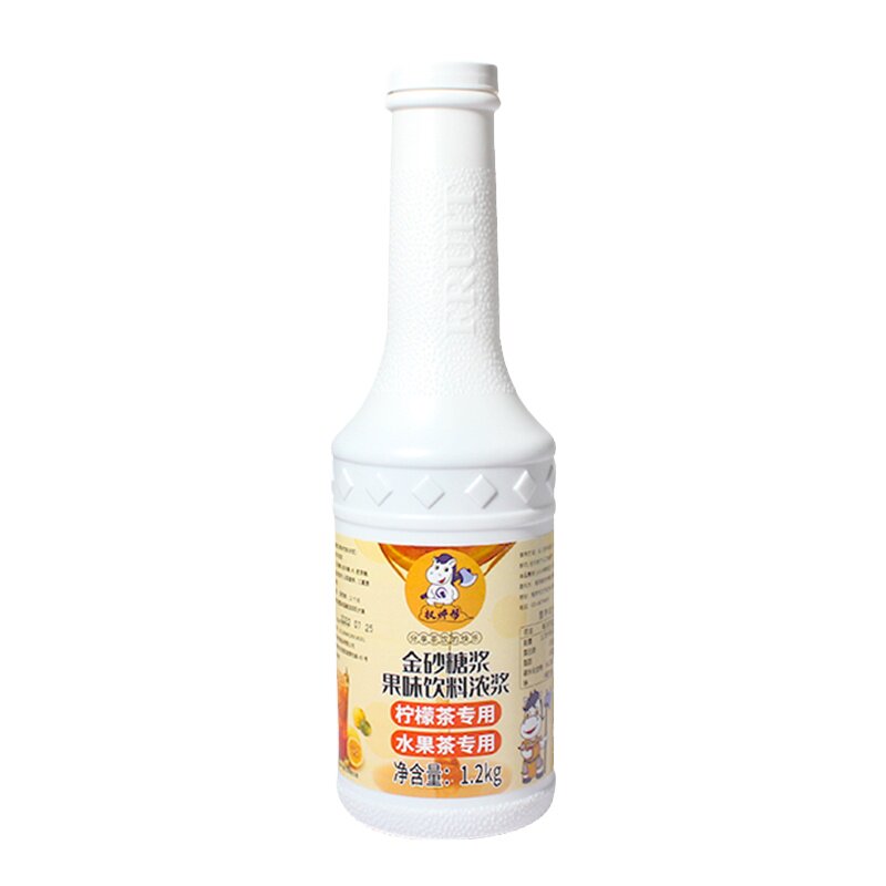 整箱17元/瓶柠季柠檬茶糖浆1.2kg