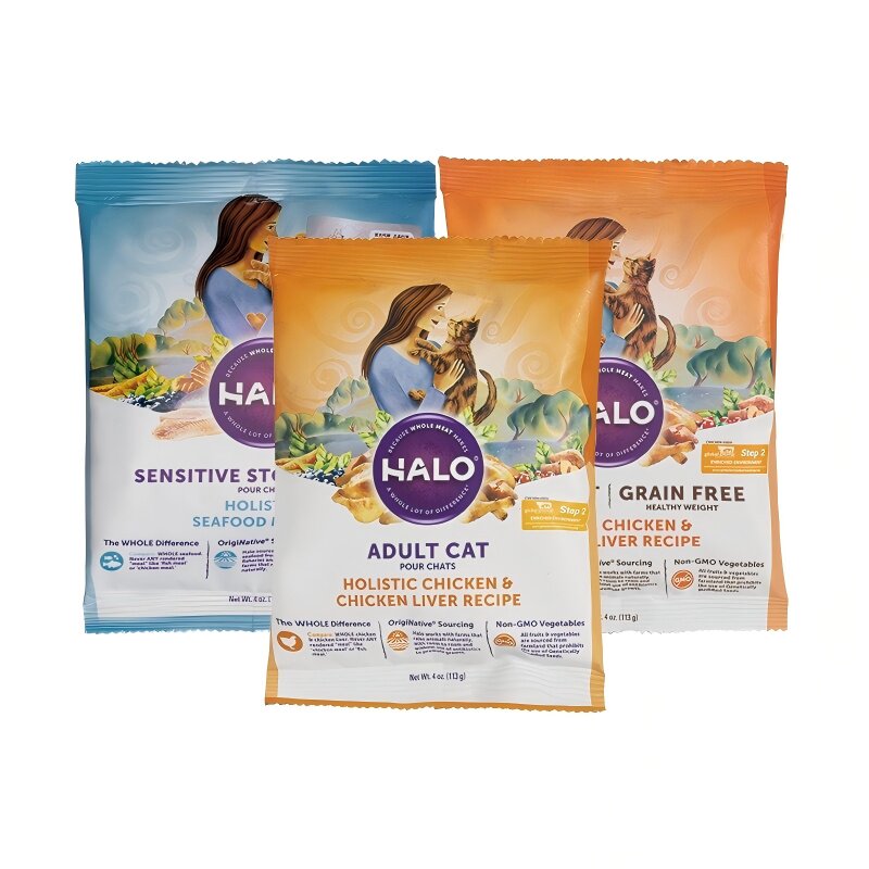 Halo ��Ȼ�⻷ ���ڴ����⳦θ�����׳�è�� 113g ��èɢ�������䷽ ���ʷ��� �Գ�װ 8.18Ԫ