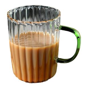 森系高颜值咖啡杯花瓣杯牛奶杯子防爆耐热马克杯可微波女士花茶杯