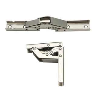 90度折叠桌暗藏铰链长条上下翻盖柜门铰链180度平开合页五金配件