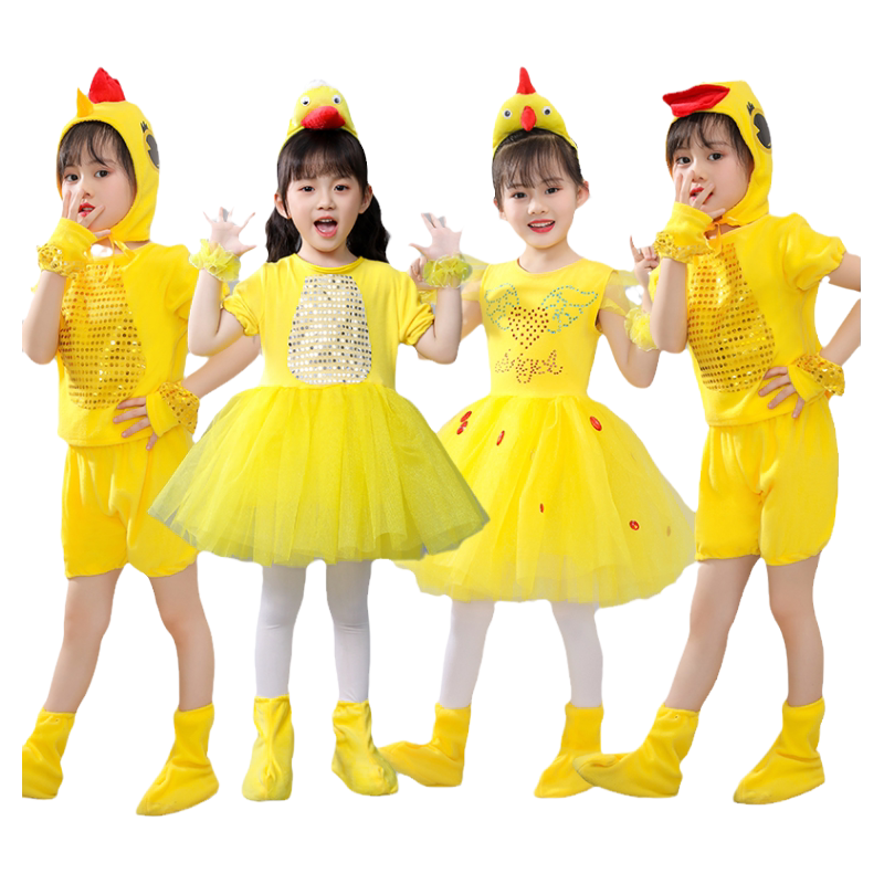 动物演出服六一小鸡小鸭子儿童节