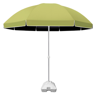 黑胶遮阳伞户外庭院伞太阳伞大号摆摊专用雨伞沙滩长柄伞广告定制