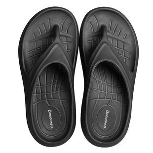 步术高弹厚底人字拖鞋中国台湾进口EVA缓压减震足弓支撑跑步防滑