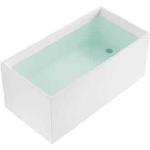 浪鲸独立式浴缸方形可移动成人浴池亚克力小户型浴盆1-1.7米1051