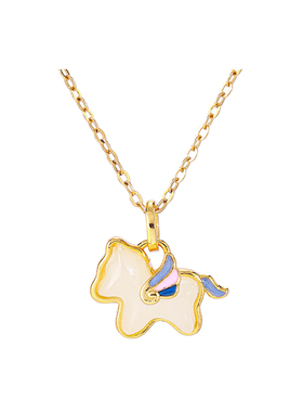 天然和田玉小马吊坠女款