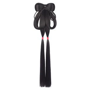 汉服古风假发髻盘发造型古装发髻头饰一体式唐风后脑勺发包垫发