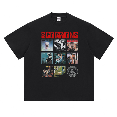 热石Scorpions摇滚T恤合集海报