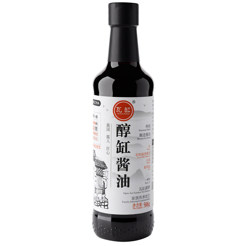 韩氏重庆特级手工酿造醇缸酱油