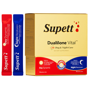 Supett舒湃红蓝钙氨糖软骨素中老年有机钙骨胶原维骨力