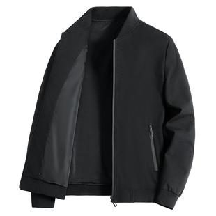 罗蒙棒球领短款外套男2026春秋季新款时尚百搭上衣男士休闲夹克衫