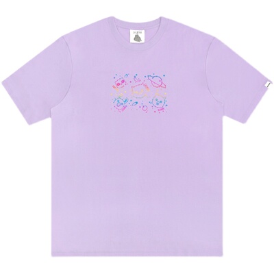 CATXMAN周柏豪星座图案情侣短袖