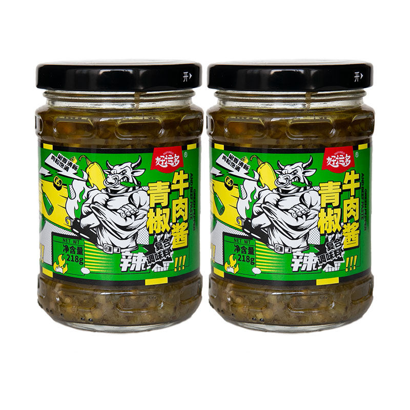 好运多青椒218g鸡肉开胃下饭酱