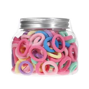 儿童彩色拇指发圈高弹力发绳女童宝宝不伤发头绳小女孩扎头发皮筋