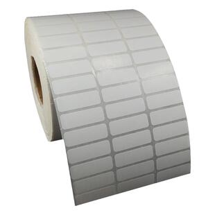 特惠绿白色铜版不干胶30X12条码纸TSC244 ZDGK888T 820标签打印
