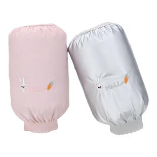 短款防水螺口袖套袖筒PU皮韩版成人女孩学生儿童卡通防污耐脏秋冬