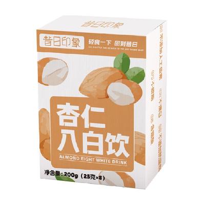 0添加十种白食材杏仁七白饮品