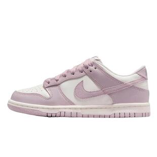 Nike耐克女鞋DUNK LOW白紫粉大童运动鞋胶底低帮滑板鞋FB9109-122
