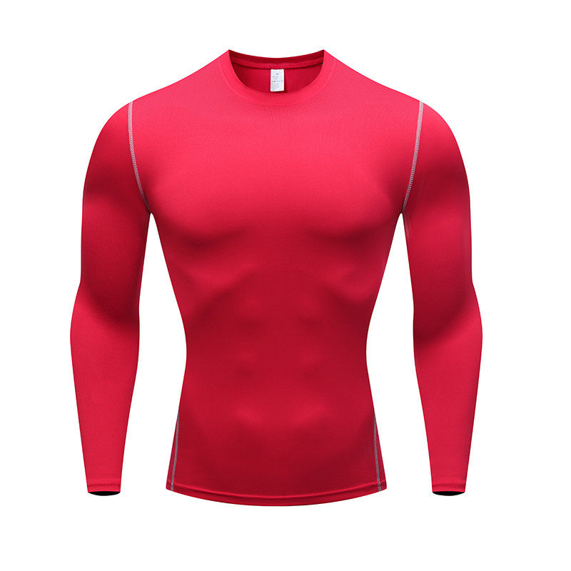 透气紧身高弹速干弹力运动上衣