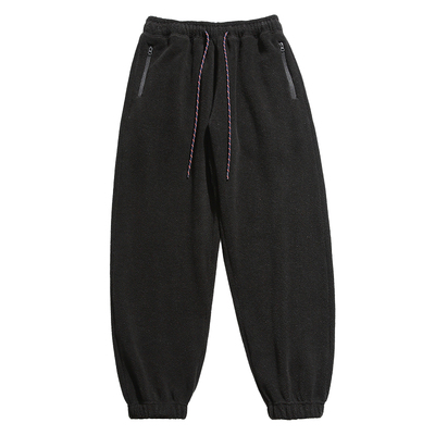 马切达冬季休闲束脚裤加绒卫裤