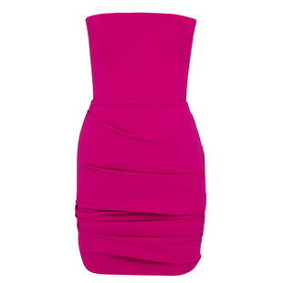 晚礼服名媛派对生日晚宴年会主持人个性女装小个子小礼服连衣裙短