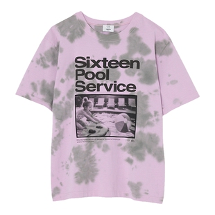 【THROW系列】SLY 春季中性风扎染短袖T恤030HS001-0971