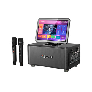山水音响k歌家用一体机户外广场舞音箱新款点歌机家庭ktv音响套装