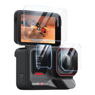 Ace Pro2 高清钢化膜 运动相机防爆防刮屏幕保护膜 适配影石Insta360 副厂保护配件
