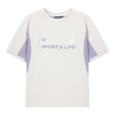 Unvesno (UN) Sport&Life系列5A抗菌透气速干羽毛球跑步运动T恤