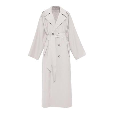 APOZi collection 东方诗人系列 极简新中式天丝中长廓形风衣外套