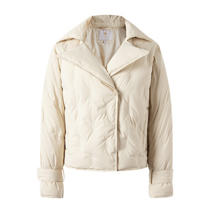 Navigare意大利小帆船短款羽绒服女2025冬季新款翻领保暖宽松外套