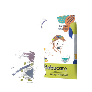babycare弱酸airpro夏日拉拉裤bc试用装XL4/L4片学步裤训练裤