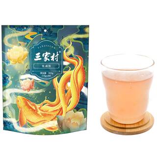 三家村正宗纯藕粉无糖无添加西湖莲藕粉官方旗舰店孕产妇早餐