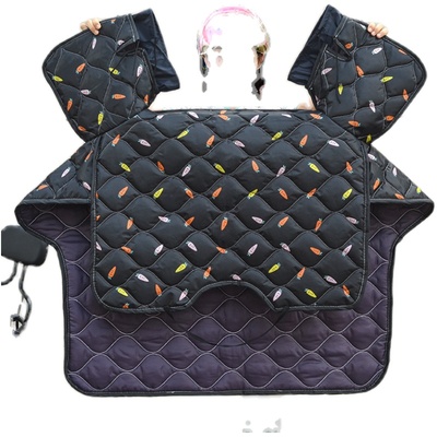 电动摩托车挡风被一体款男女通用