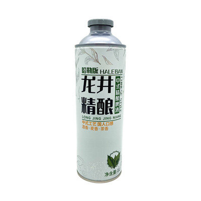 燕大师龙井啤酒1L*6罐整箱茶啤果啤毛尖茉莉茶啤聚会烧烤女士果酒