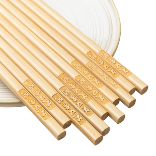 中式天然楠竹筷子家用高档2026新款家庭10双抗菌防霉防滑官方旗舰
