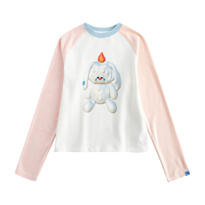 蜡烛狗德绒加厚打底衫