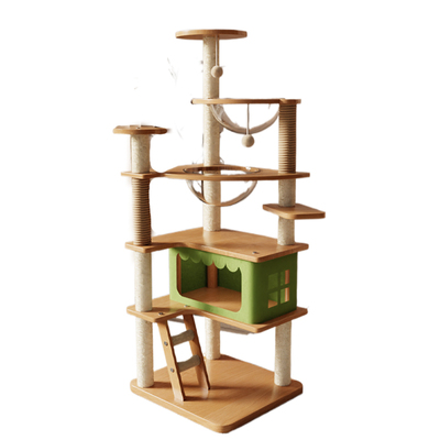 双太空舱大型猫爬架家用