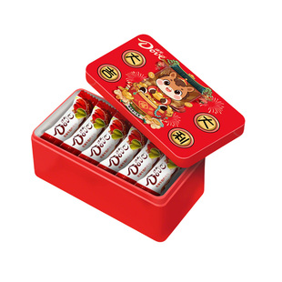 德芙礼盒丝滑牛奶巧克力约4.5g*15颗马年大吉大利小铁盒年货送礼