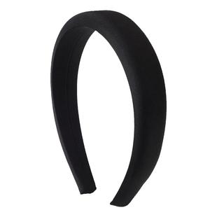 缎面海绵发箍女款2025新款高颅顶显脸小黑色发卡头箍轻奢压发发窟