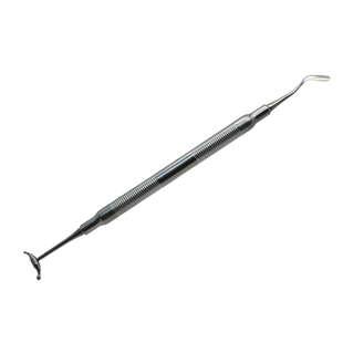 牙科玉荣不锈钢美学树脂充填器S1圆头扁头防滑空心柄材料口腔工具