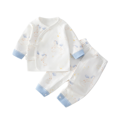 小聪熊新生婴儿衣服秋季分体套装