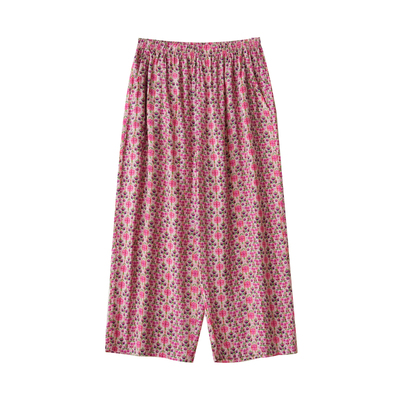 女士人棉七分裤短袖家居服夏款