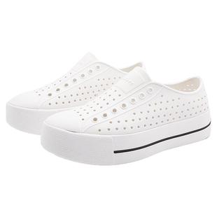 增高鞋native洞洞鞋新款凉鞋黑色男鞋厚底溯溪鞋男士旅游外穿拖鞋