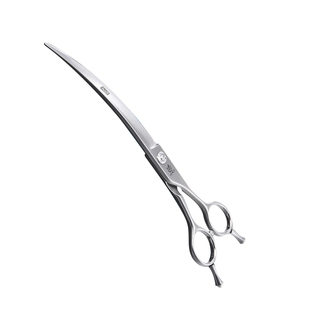 玄鸟宠物美容剪刀35°45°弯6.7.8.5英寸美容师包圆头宠物大弯剪