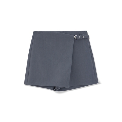 【商场同款】LILY夏新款女装设计感显瘦A字裙裤西装休闲短裤